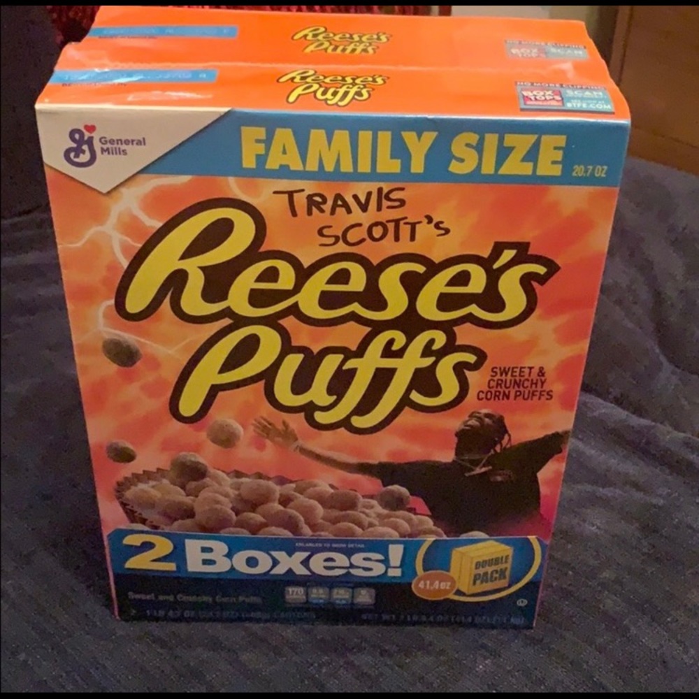 2pk Special Edition Travis Scott Reese’s Puffs